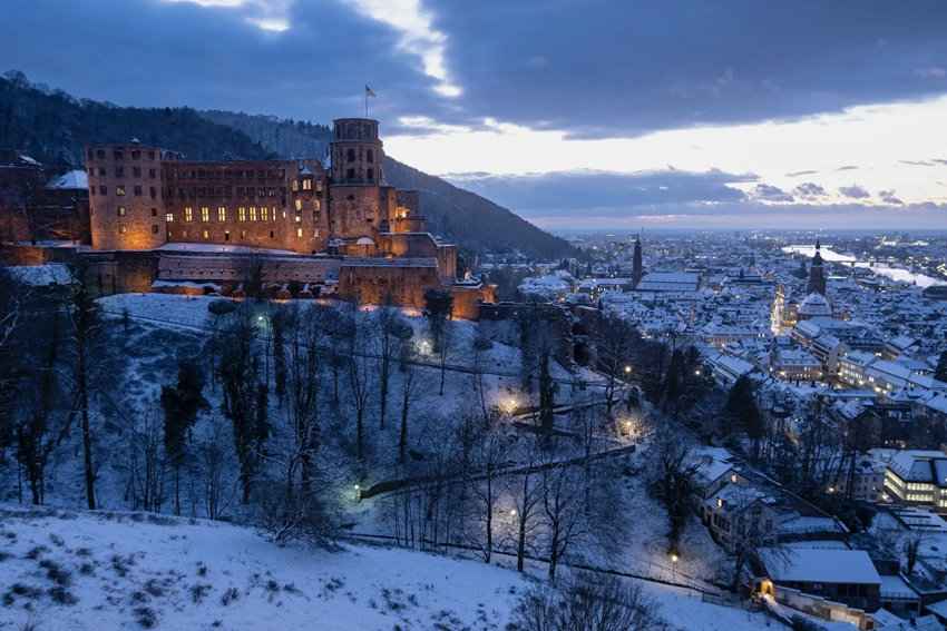 Heidelberg mùa đông – Vẻ đẹp cổ tích bên dòng sông Neckar